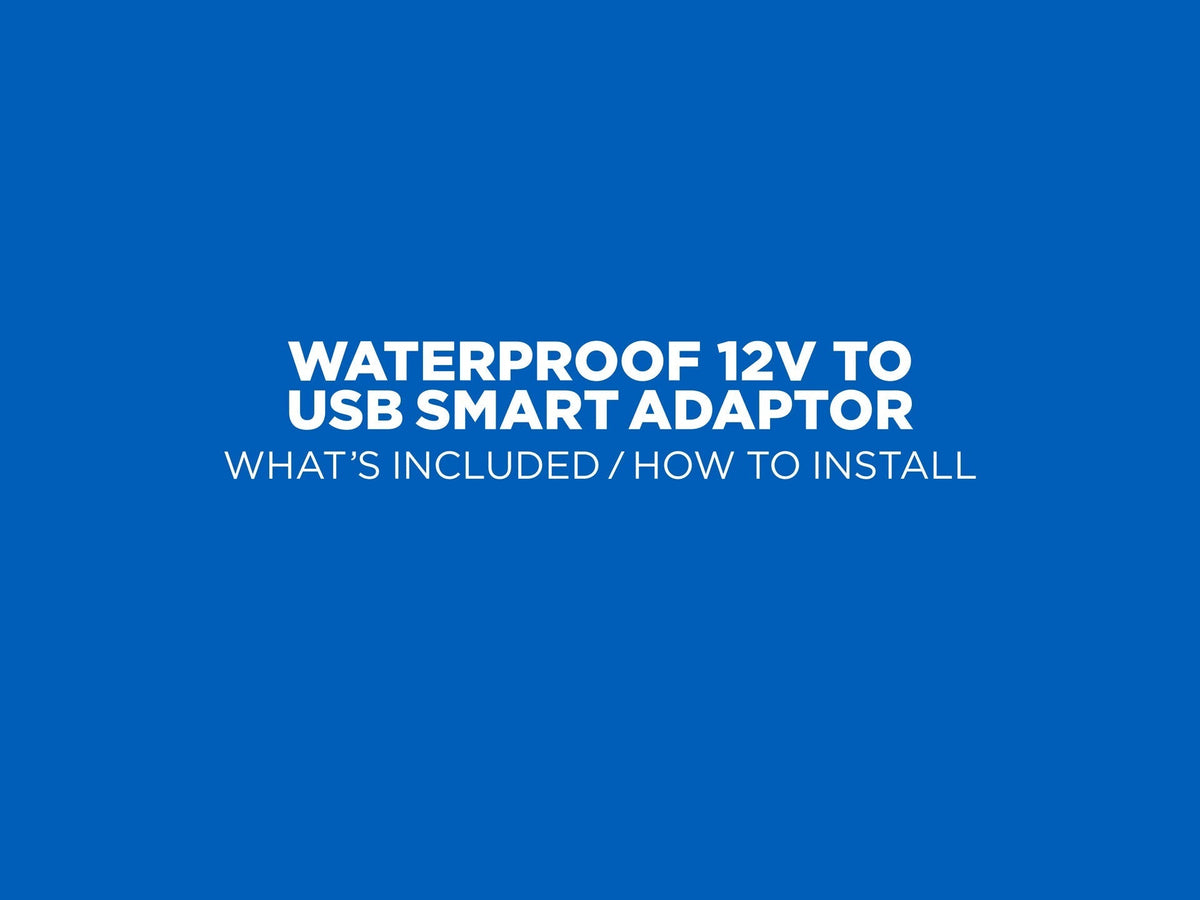 360 Accessory - Waterproof 12V to USB Smart Adaptor